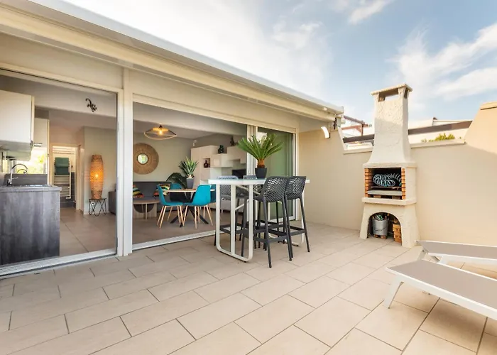 Villa Soleil Levant Con Terraza Cerca De La Playa Agde